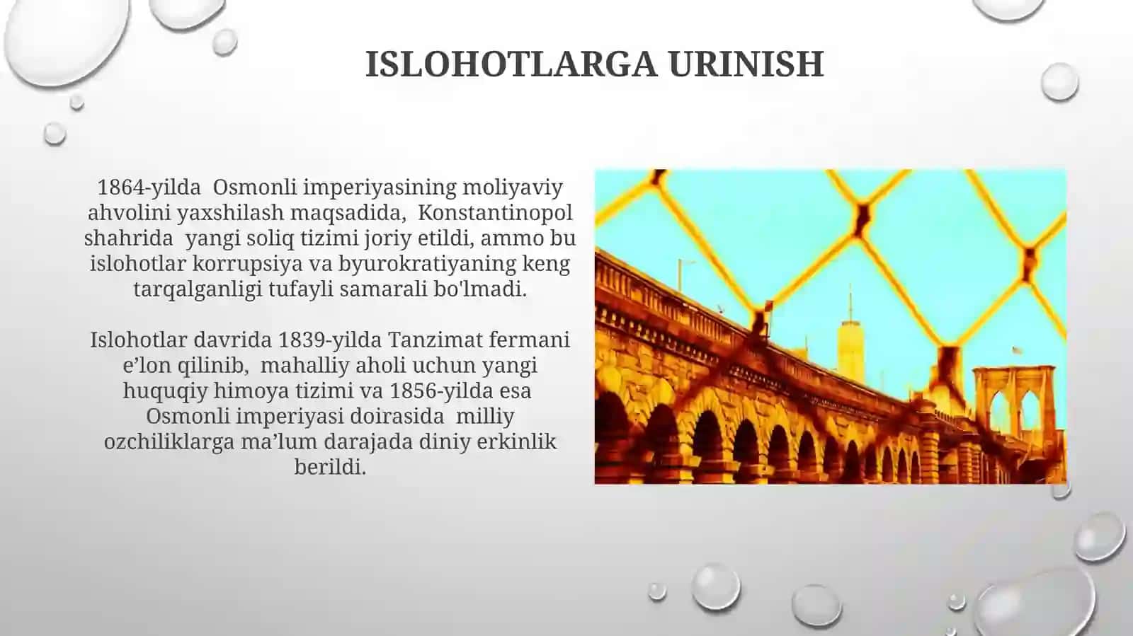 Jahon tarix Usmoniylar Imperiyasi Yuksalish, inqiroz va islohot 4