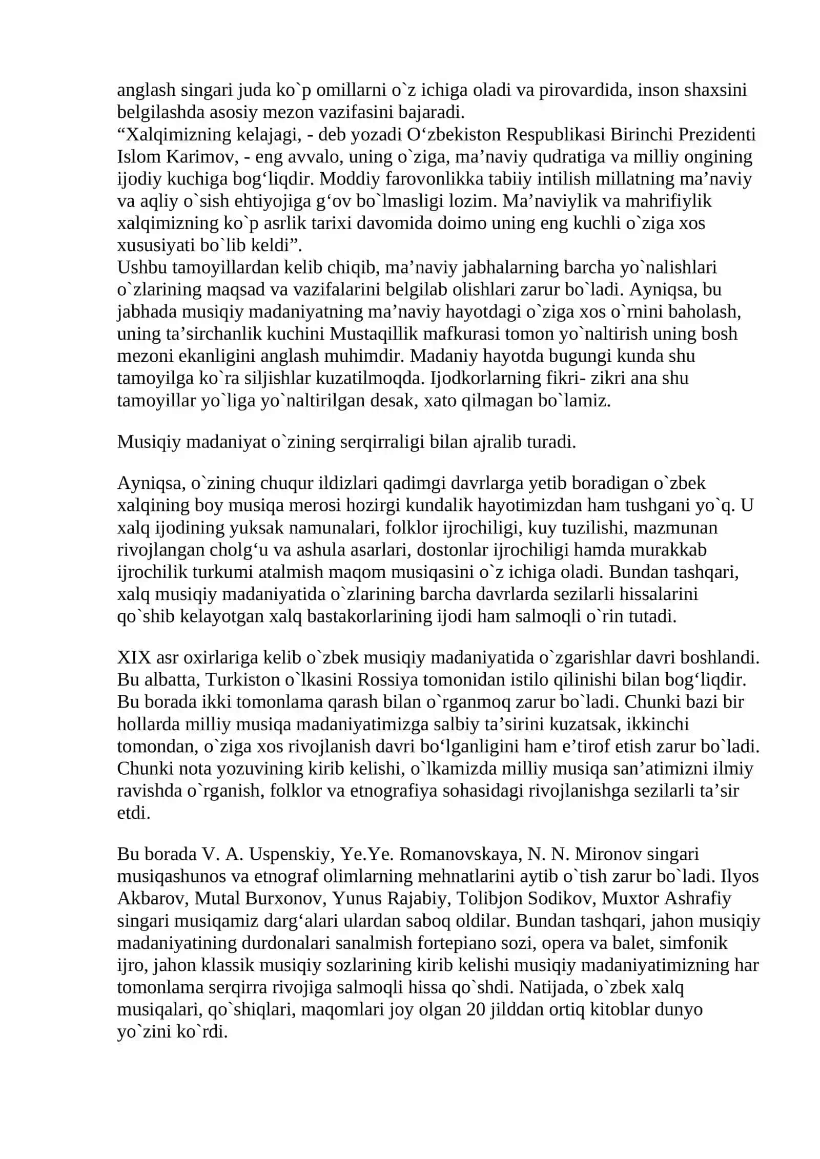 O’ZBEK XALQINING SHAKLLANISHI DAVRIDA MUSIQIY MADANIYAT 4