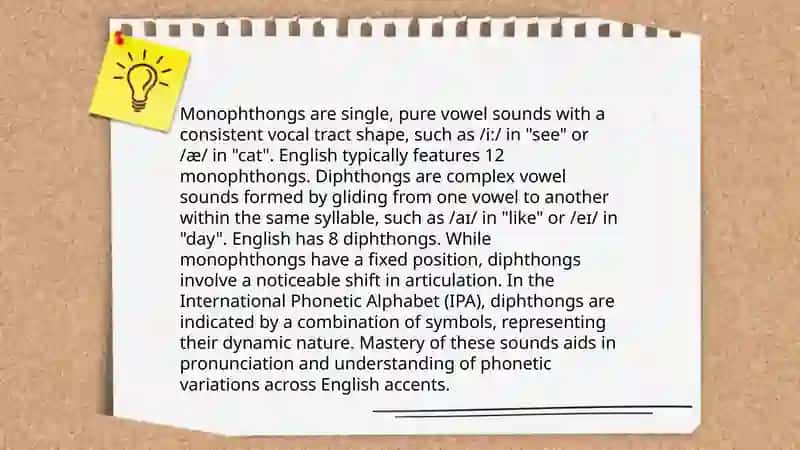 English vowels. principles of sification 4