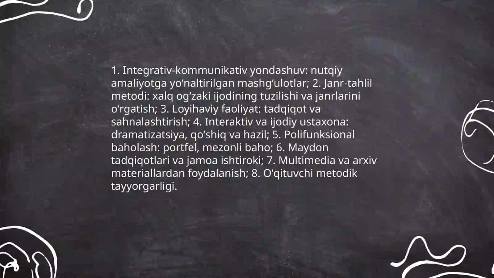 Akademik litseylarda xalq ogʻzaki ijodi fanining oʻqitish metodlari 4
