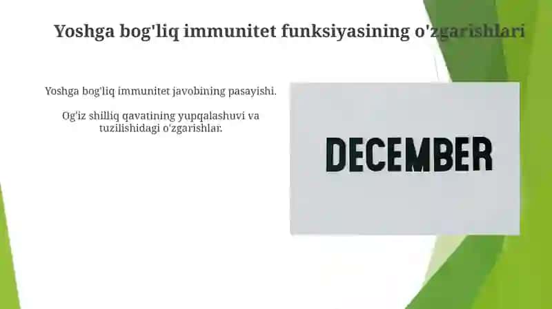 Og'iz bo'shlig'i shilliq qavati tuzilishining yoshga doir xususiyatlari 4