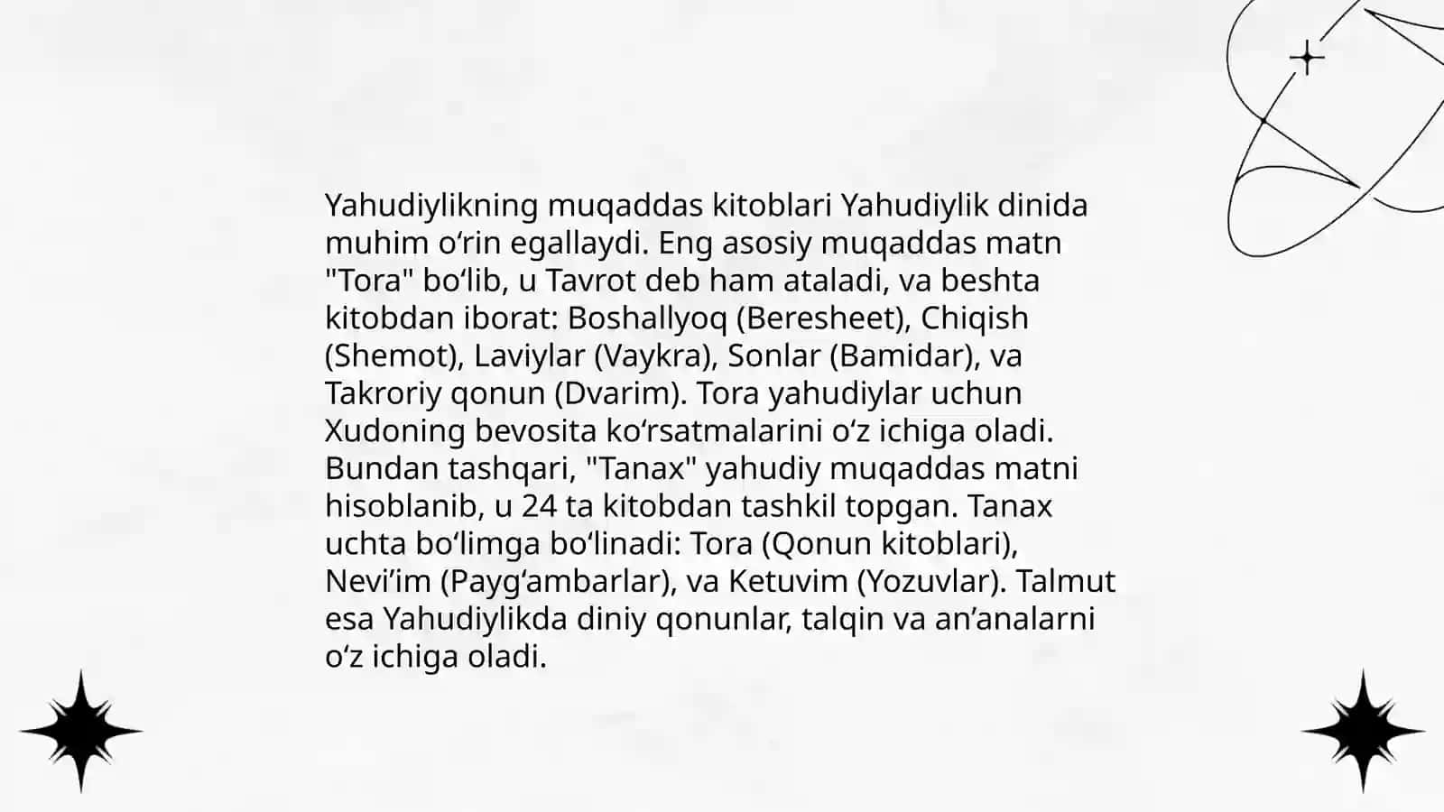 Yahudiylik dini haqida 4