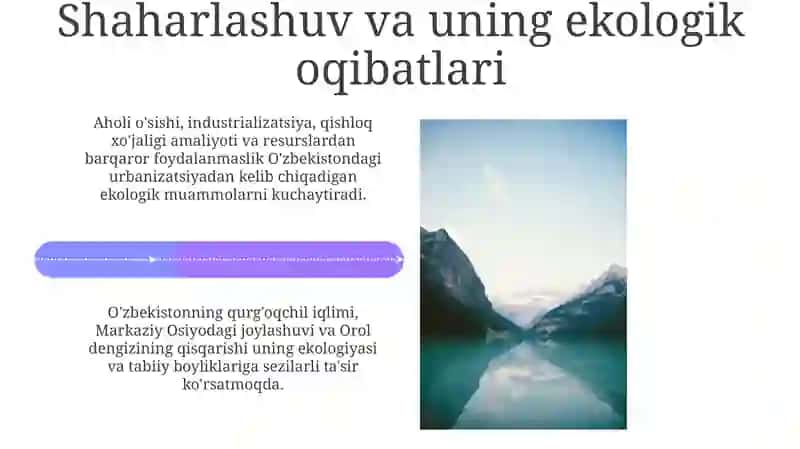 Oʻzbekiston tabiatini shakllantiruvchi omillar 4