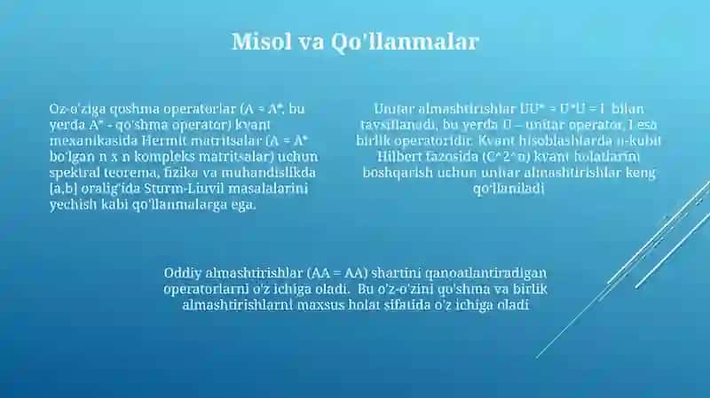 Oddiy transformatsiyalar 4