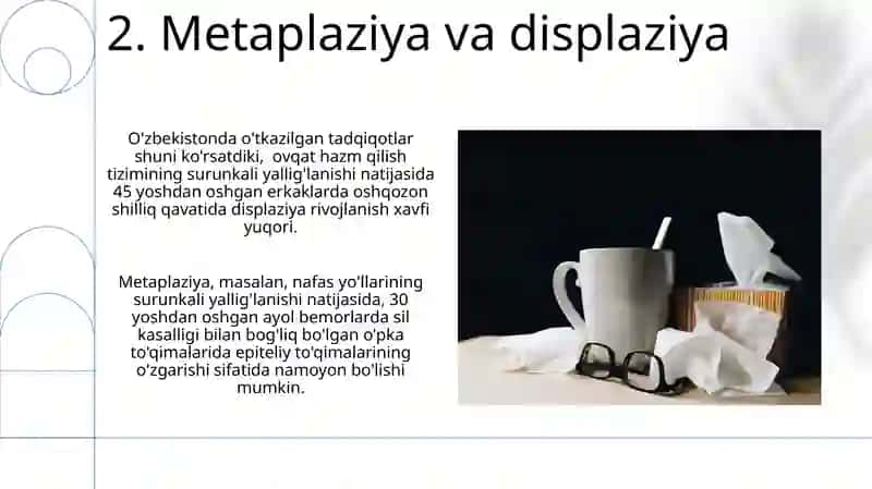 Organlardagi va to'qimalardagi patologik òzgarishlar 4