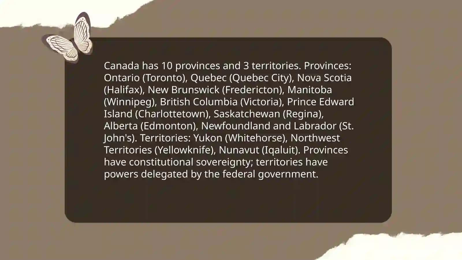 General information about Canada 4