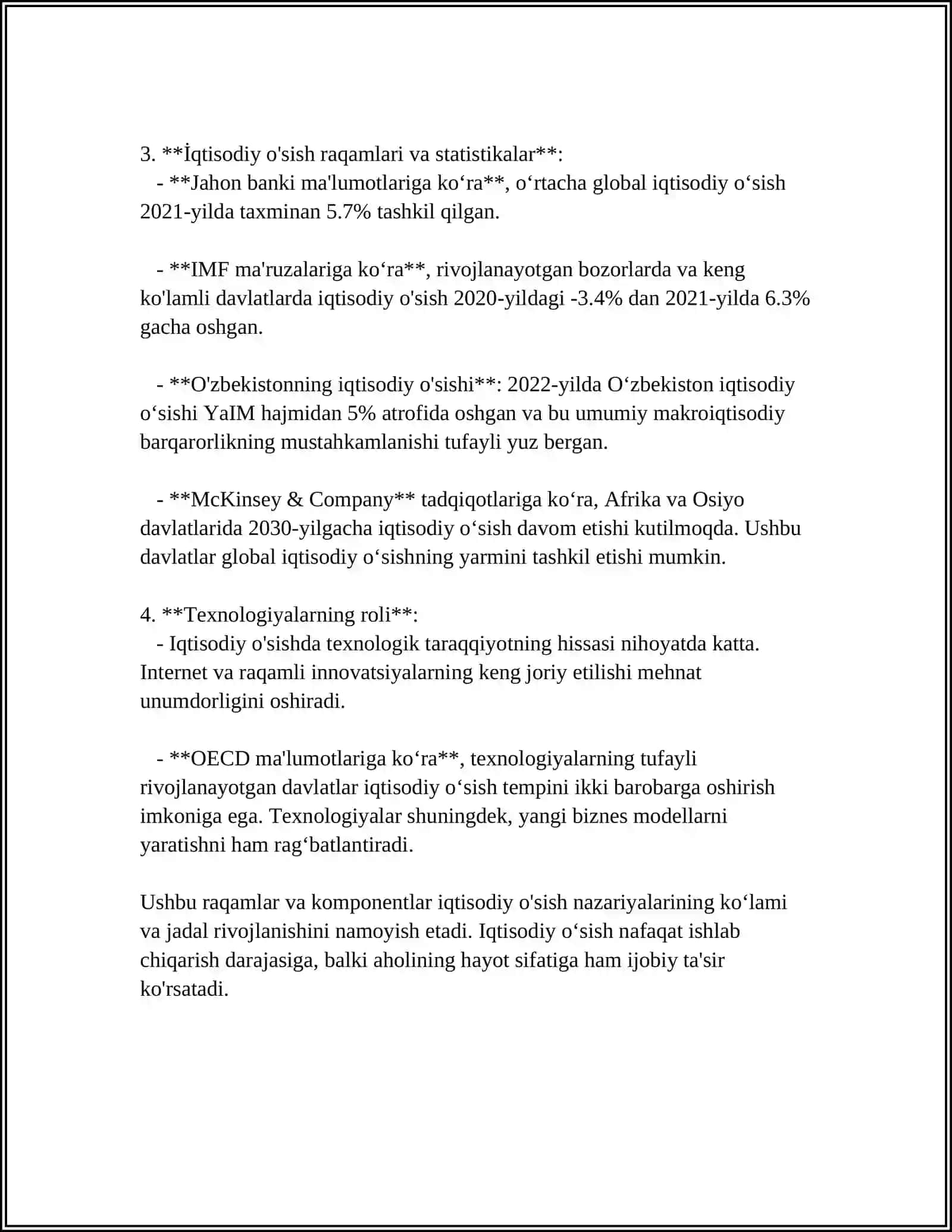 IQTISODIY O'SISHNING INSTUTSIONAL ASOSLARI 4