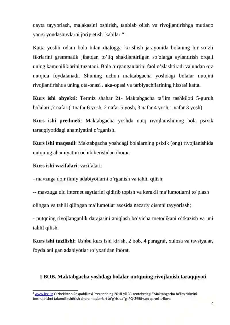 Maktabgacha yoshda nutq rivojlanishining bola psixik taraqqiyotidagi ahamiyati 4