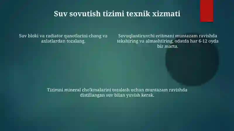 Tizim Bloki Sovutish Tizimi Umumiy Ko'rinishi 4