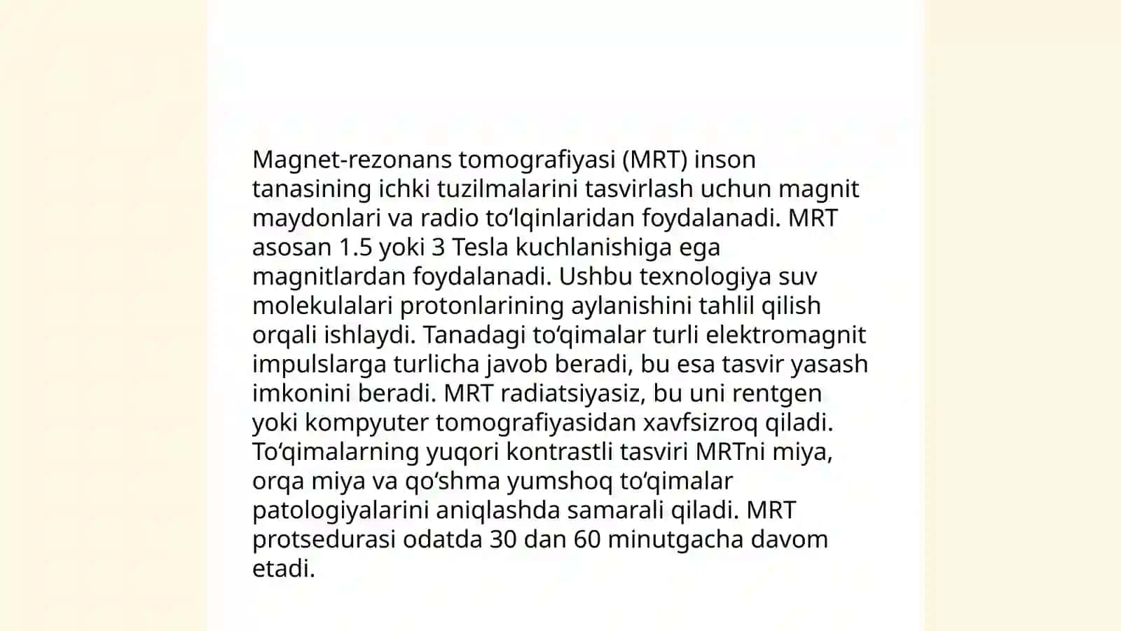 Tibbiy tomografiya apparatlarining ishlash prinsiplari 4