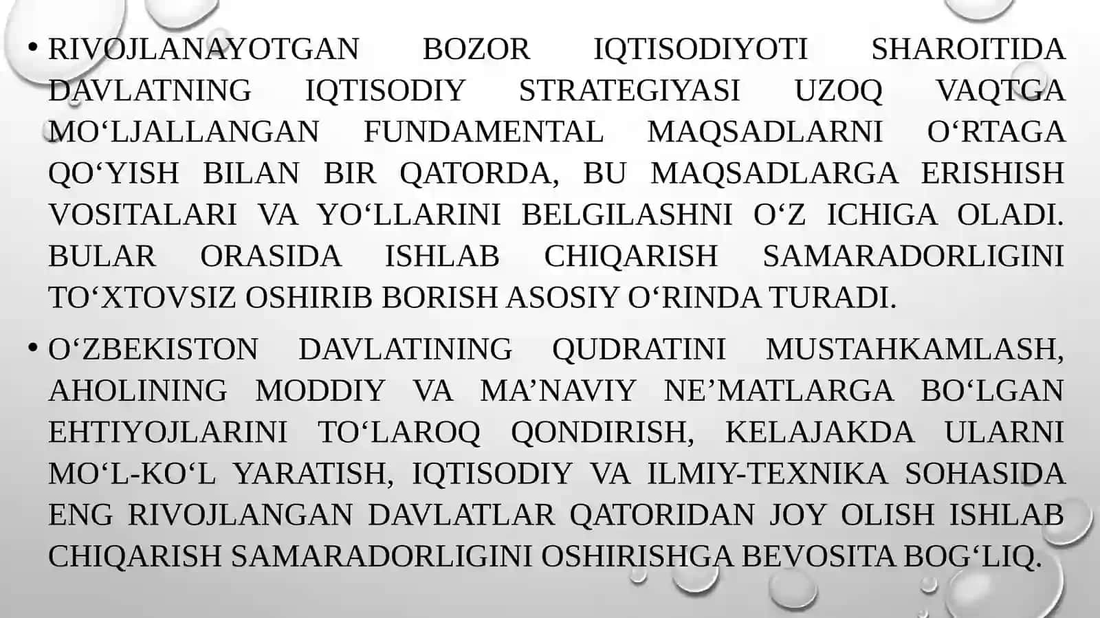 Ishlab chiqarishning iqtisodiy va ijtimoiy samaradorligi 4