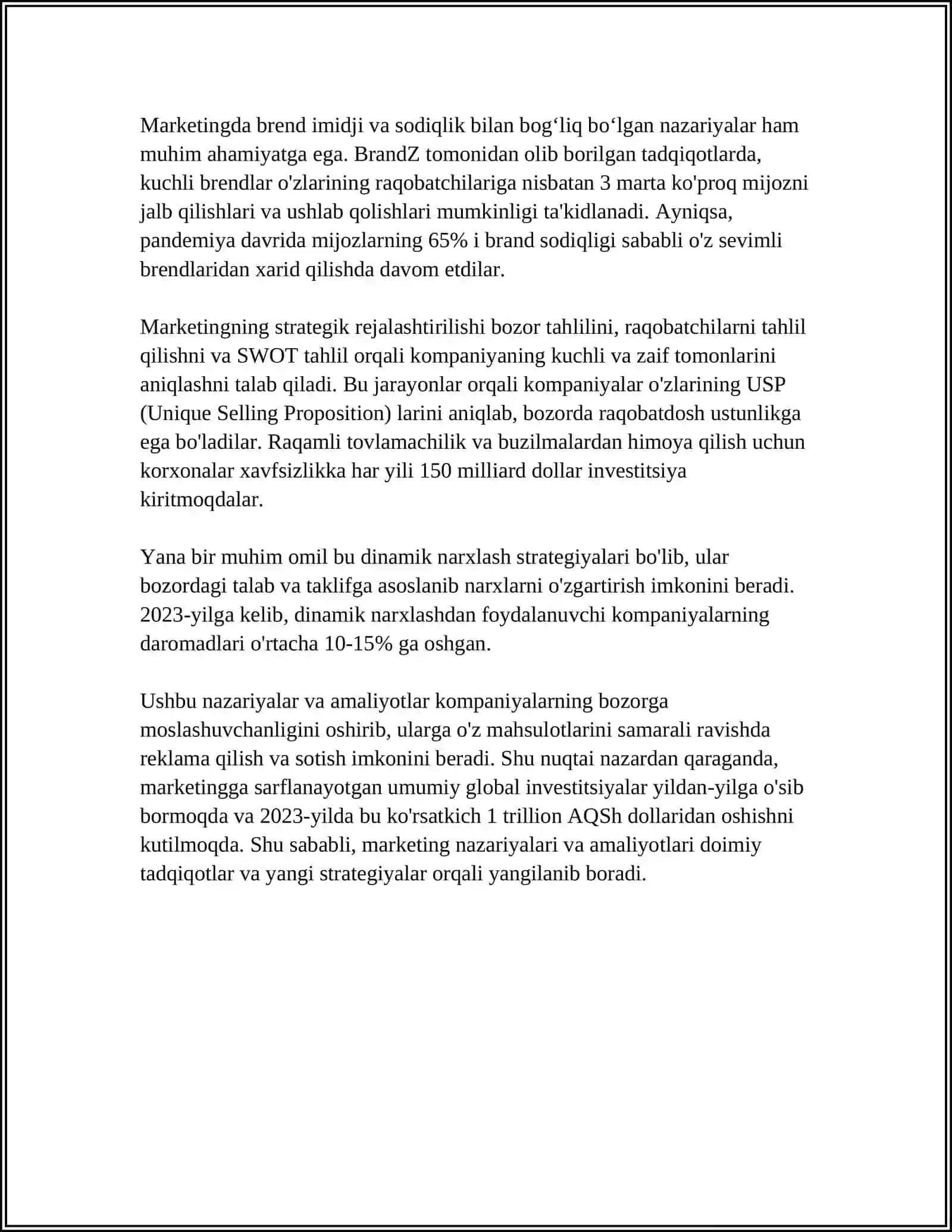 SOTSIOLOGIYADA MARKETING TADQIQOTLAR 4