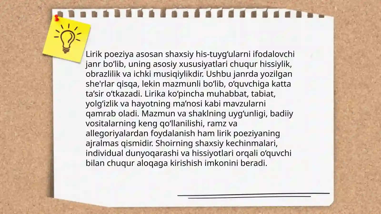 Lirika va lirik janrlar Norbòtayeva Ozoda 4