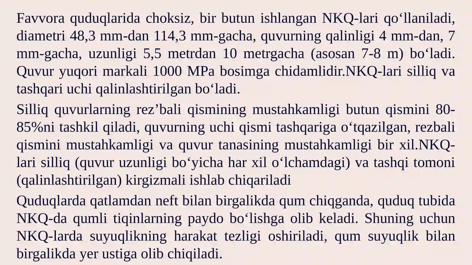QUDUQLARNI FAVVORAVIY USULDA  ISHLATISH  JIHOZLARI 4