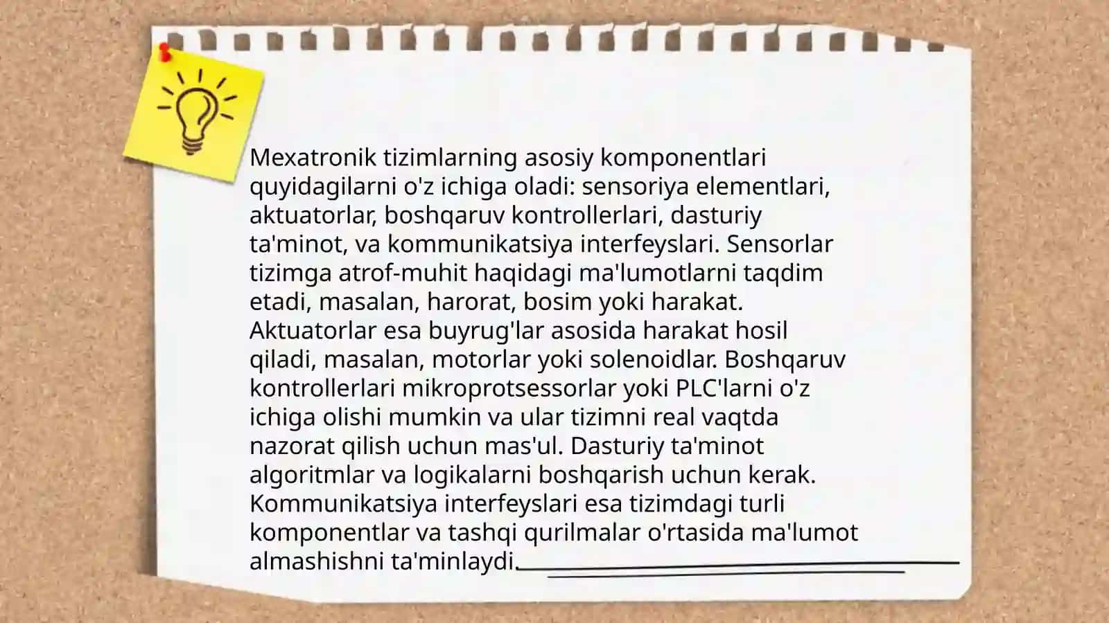 Yig'ish operatsiyalarida mexatronik tizimlarning ahamiyati 4