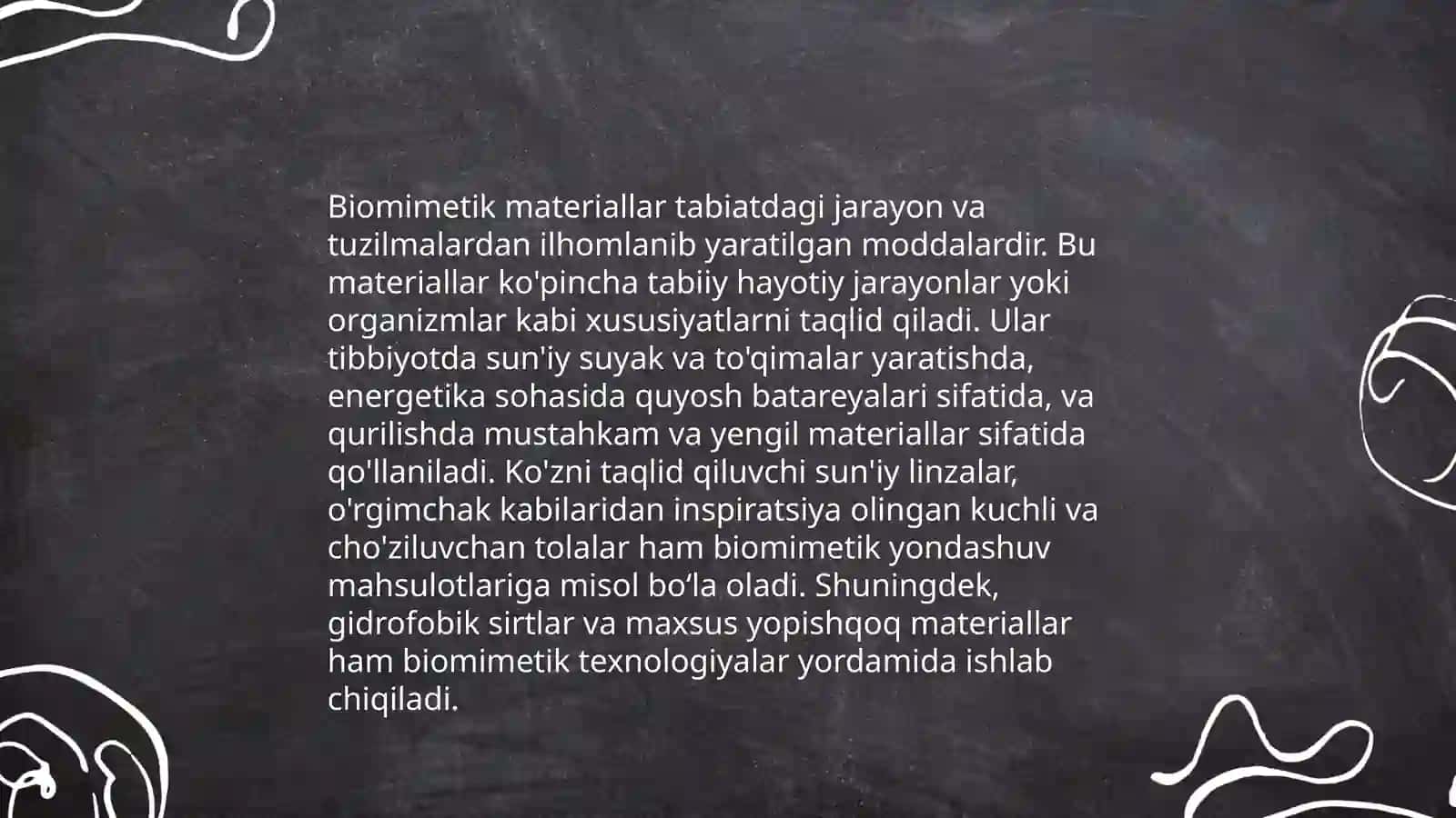 Bionika asoslari va uni inson hayotidagi oʻrni 4