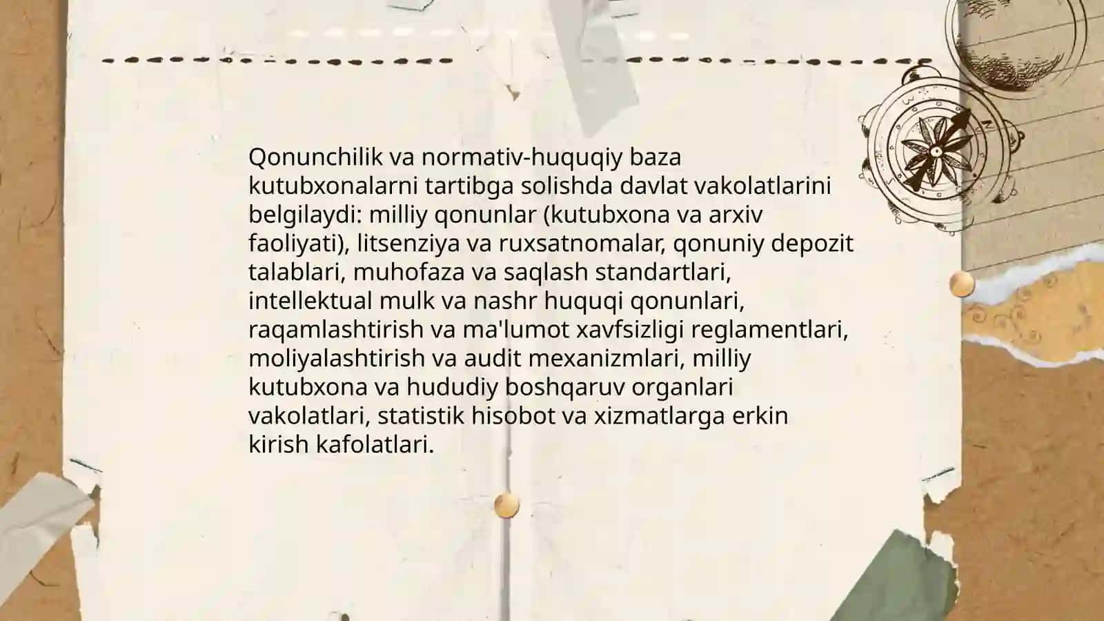 Davlatning axborot -kutubxona faoliyati sohasidagi siyosati va boshqarishdagi oʻrni 4