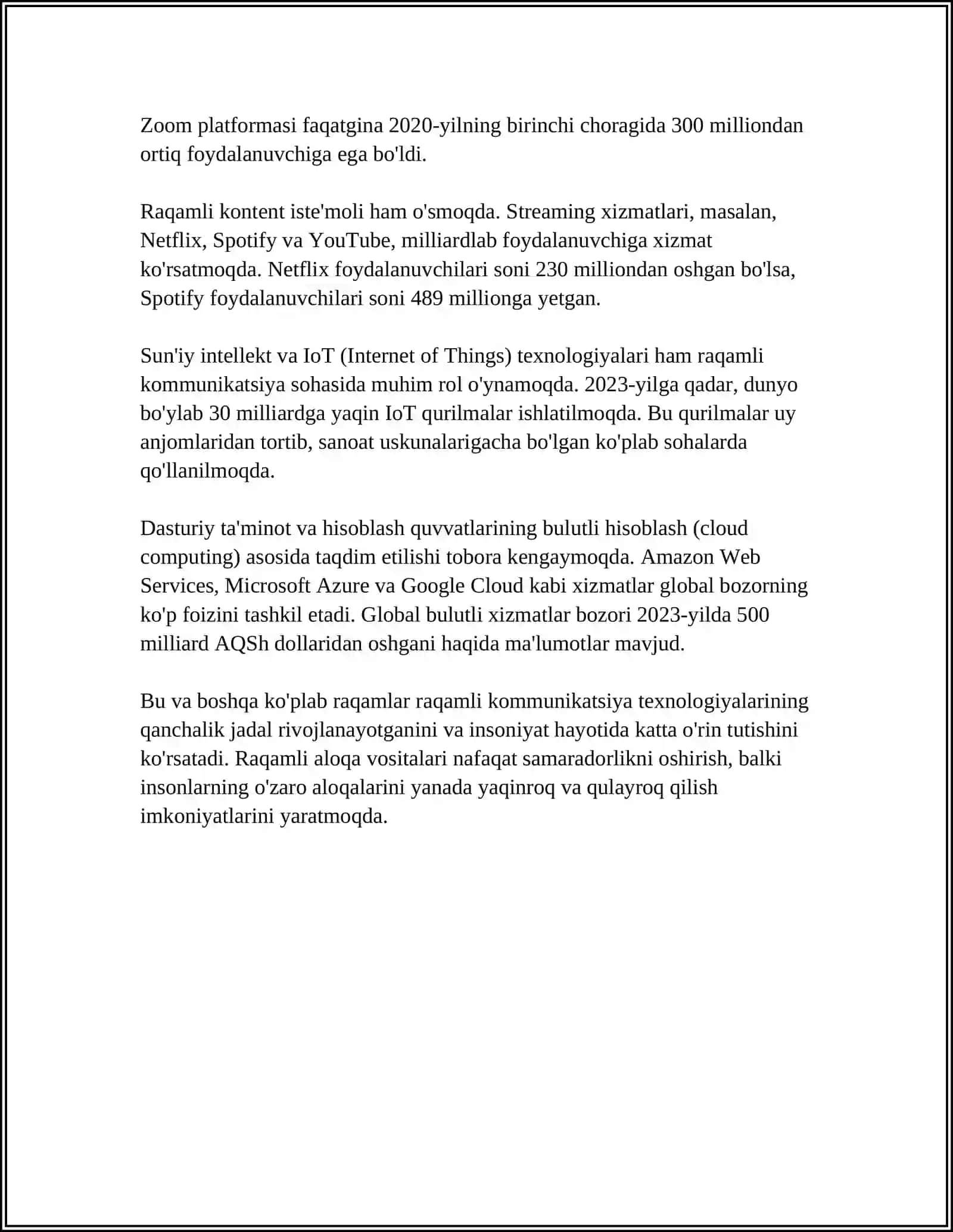MUSTAQIL ISH Mavzu: RIM TILSHUNOSLIGI 4