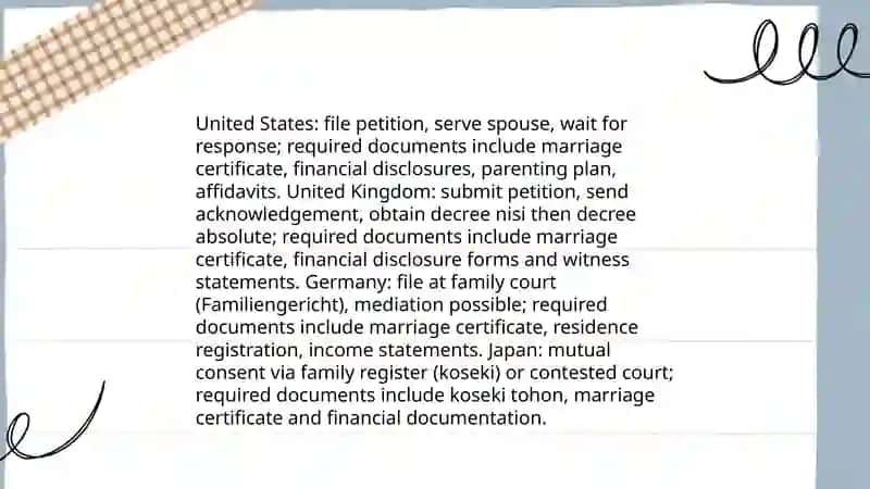 Discussing divorce in different countries 4