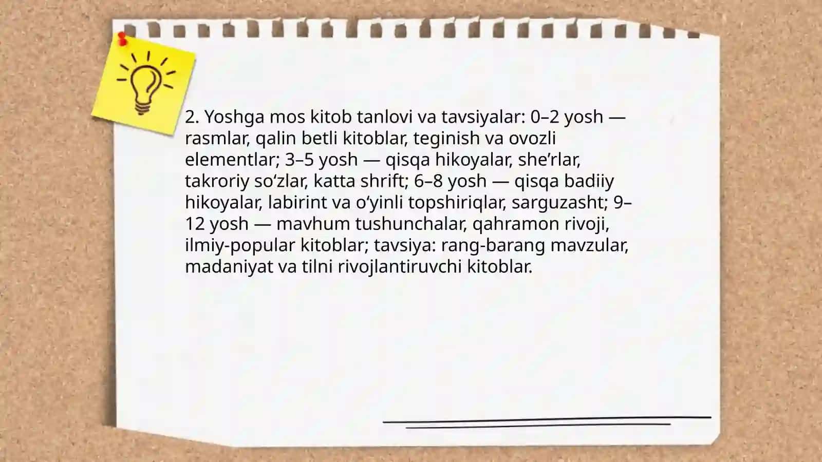 Bolalar kutubxonasi: asosiy vazifalar 4