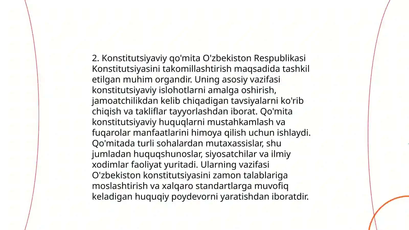 Konstitutsiyaga o‘zgartish va qo‘shimchalar kiritish tushunchasi va tartibi 4