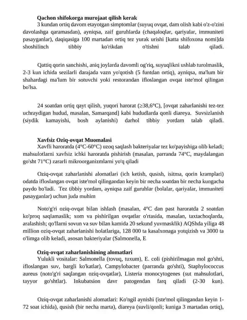 Alimentar zaharlanish 4