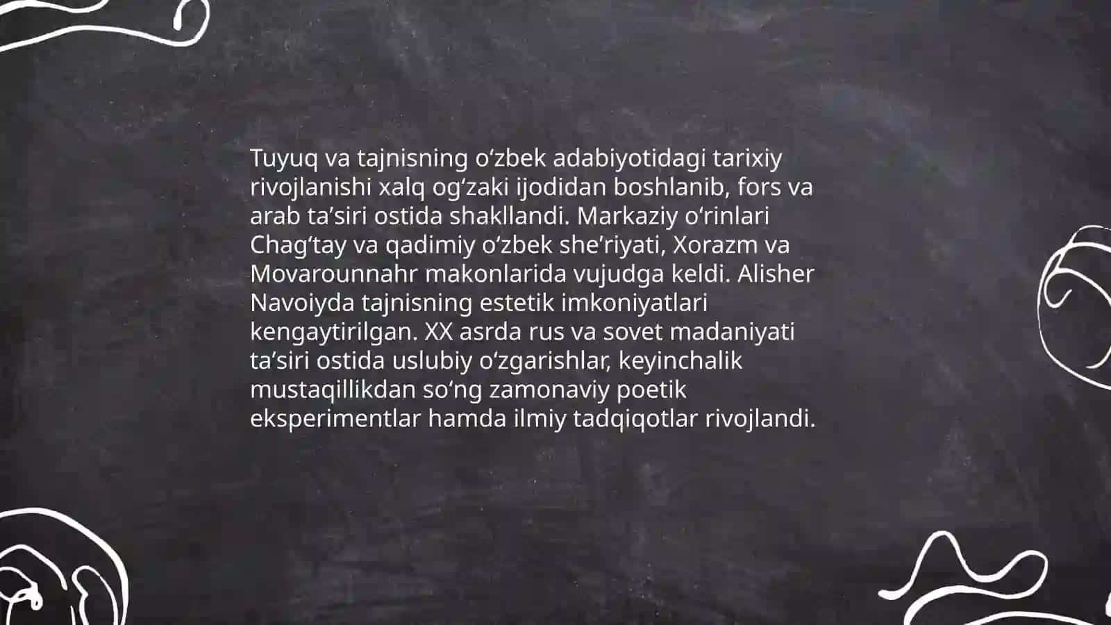 Tuyuq va tajnis 4