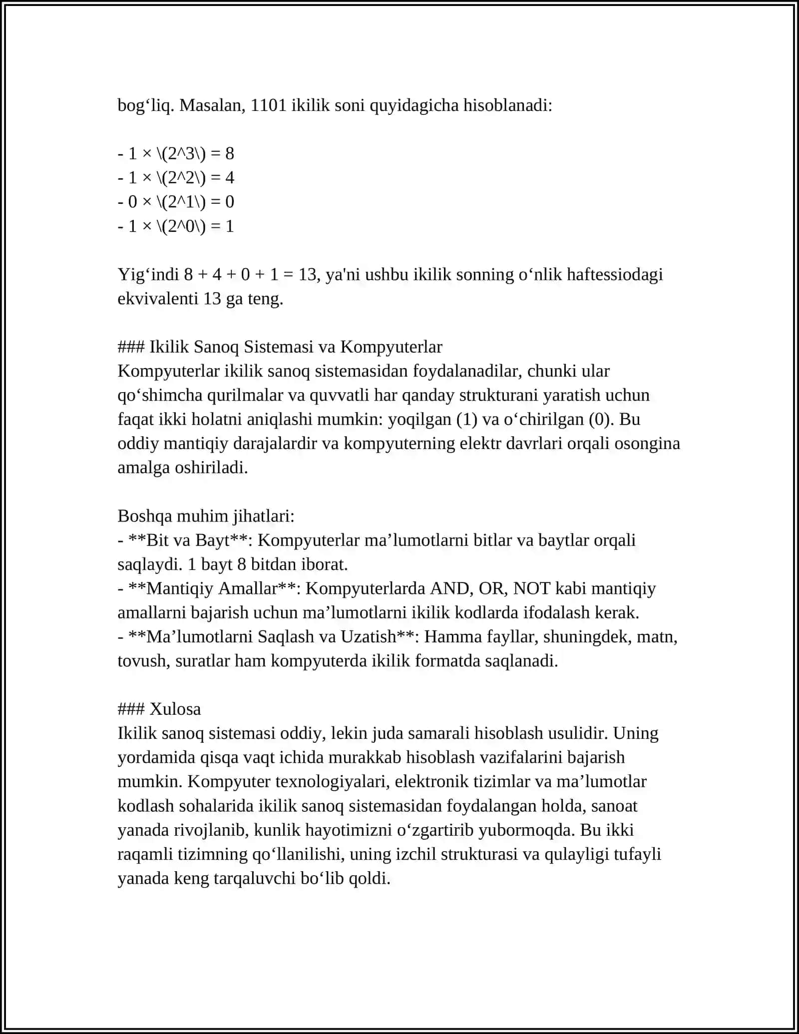SANOQ SISTEMALARI 4