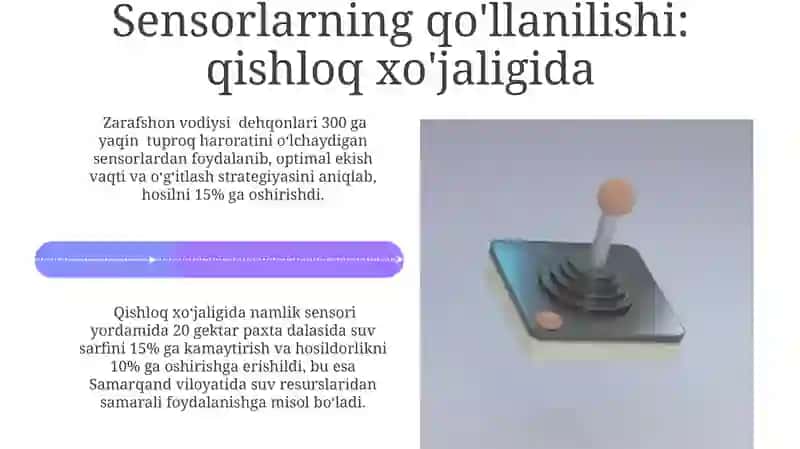 Sensorlar ishlatilishi 4