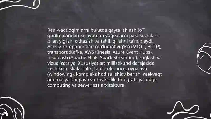 IoT va bulutlu texnologiyar oʻrtasidagi bogʻliqlik 4