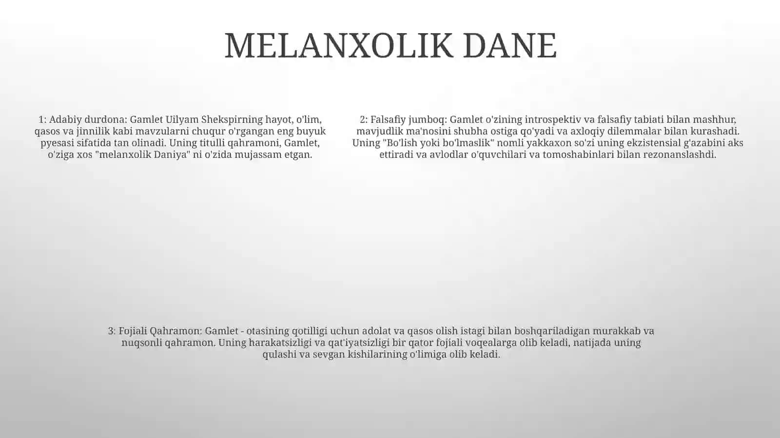 Uilliam Shekspir Va Uning "Hamlet"Asari 4