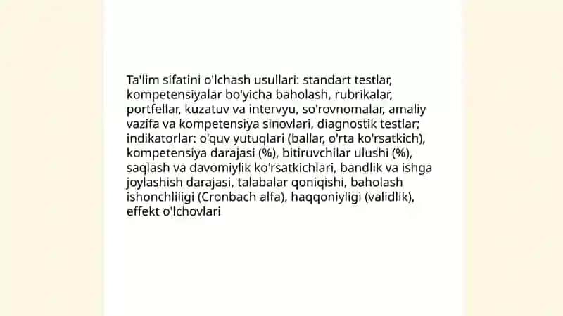 Pedagogik kvalimetriya fanining ilmiy-tadqiqot metodlari 4