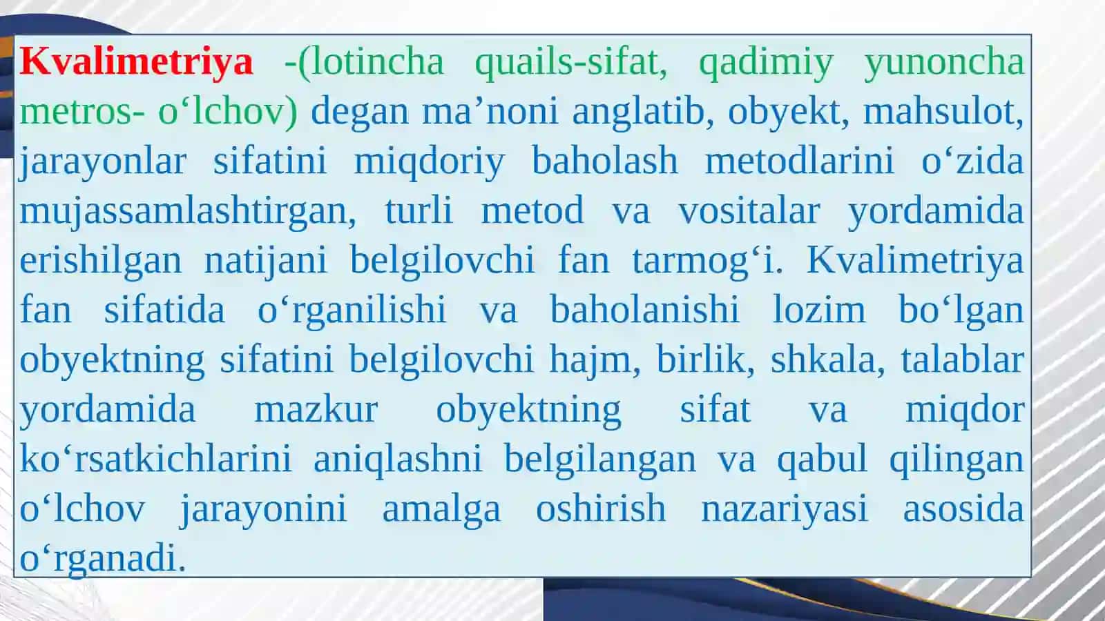 PEDAGOGIK KVALIMETRIYA FANINING NAZARIY METODOLOGIK ASOSLARI 4