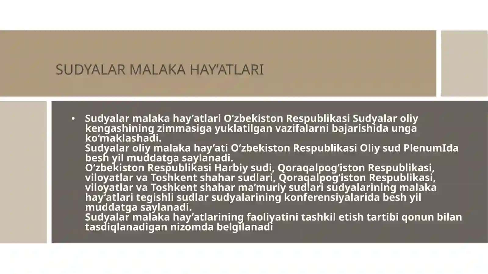 Sudyalar malaka hay'atlari 4