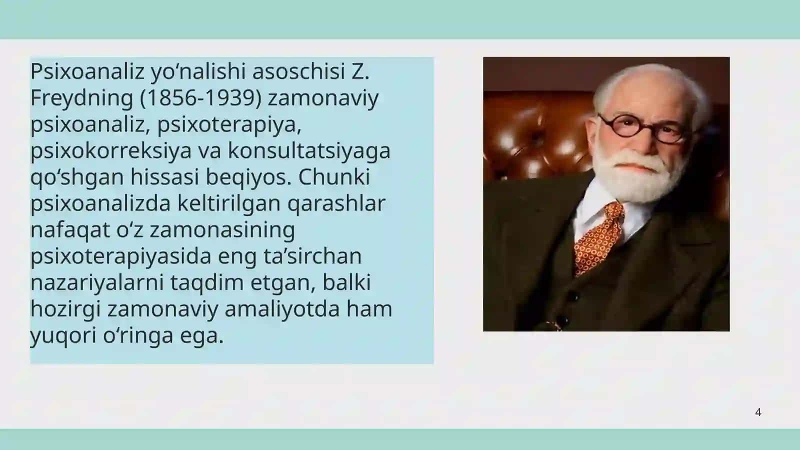 YETAKCHI ZAMONAVIY KONSULTATIV NAZARIYALAR VA TEXNOLOGIYALAR TALQINI 4