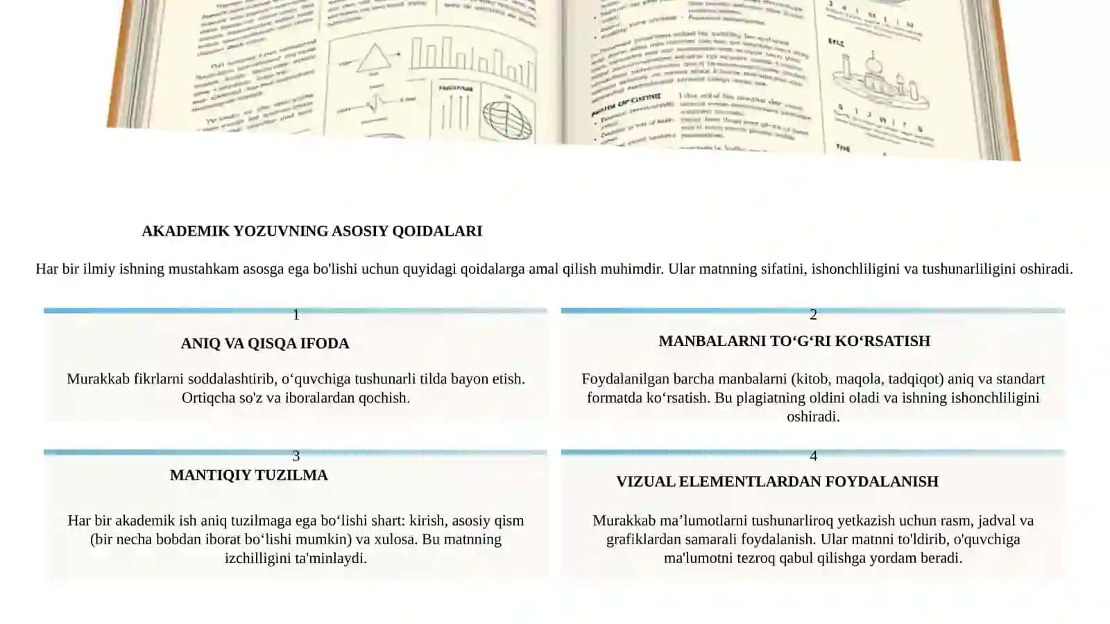 AKADEMIK YOZUV VA AXBOROT:ILMIY MULOQOTNING ASOSI 4