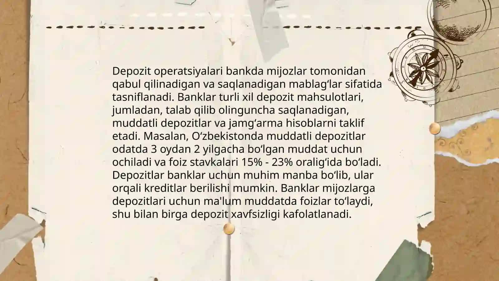 Banklarning operatsiyalari va ularning tavsifi 4