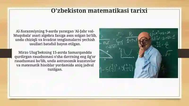 Hozirgi zamon o'zbek matematiklari 4