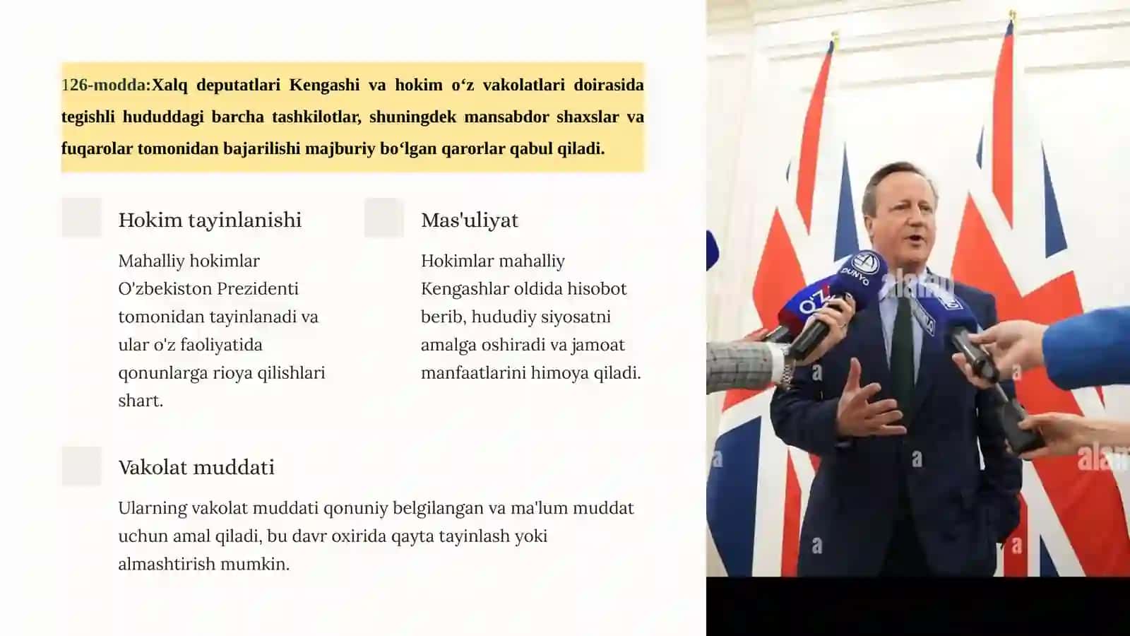 O'zbekiston Respublikasi Konstitutsiyasi: 124-135-moddalar tahlili 4