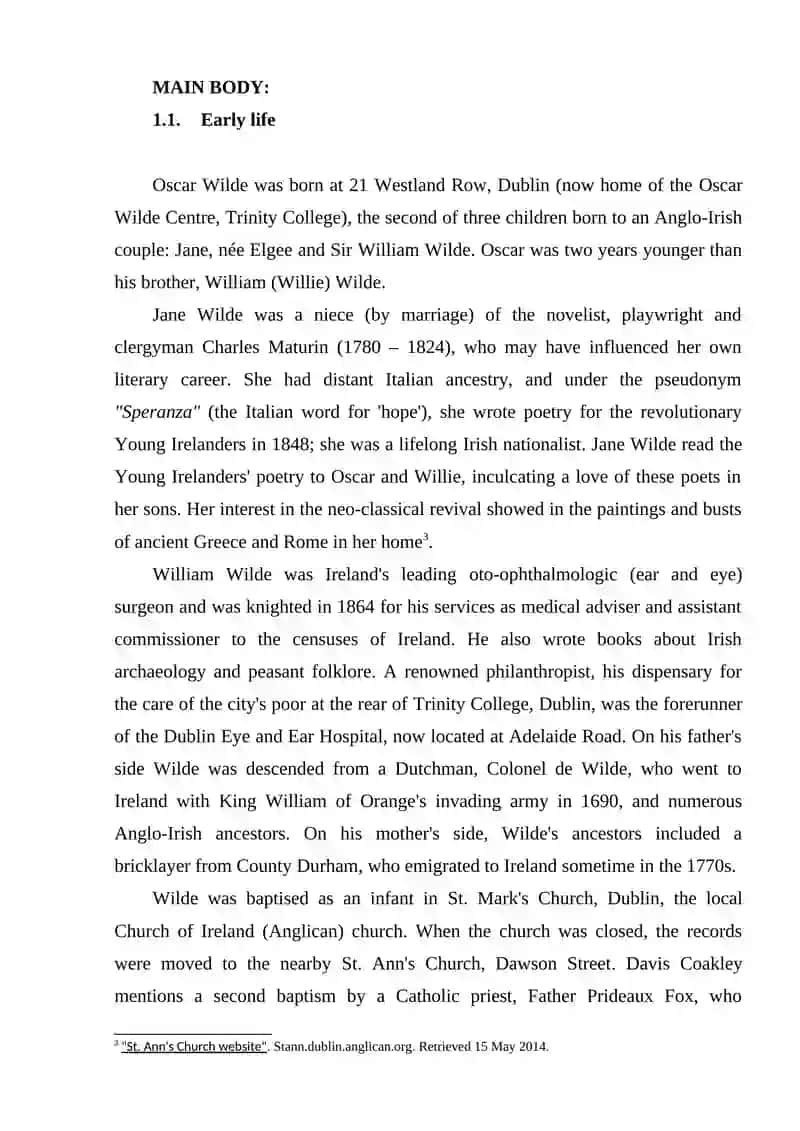 Literary Works of Oscar Wilde 4