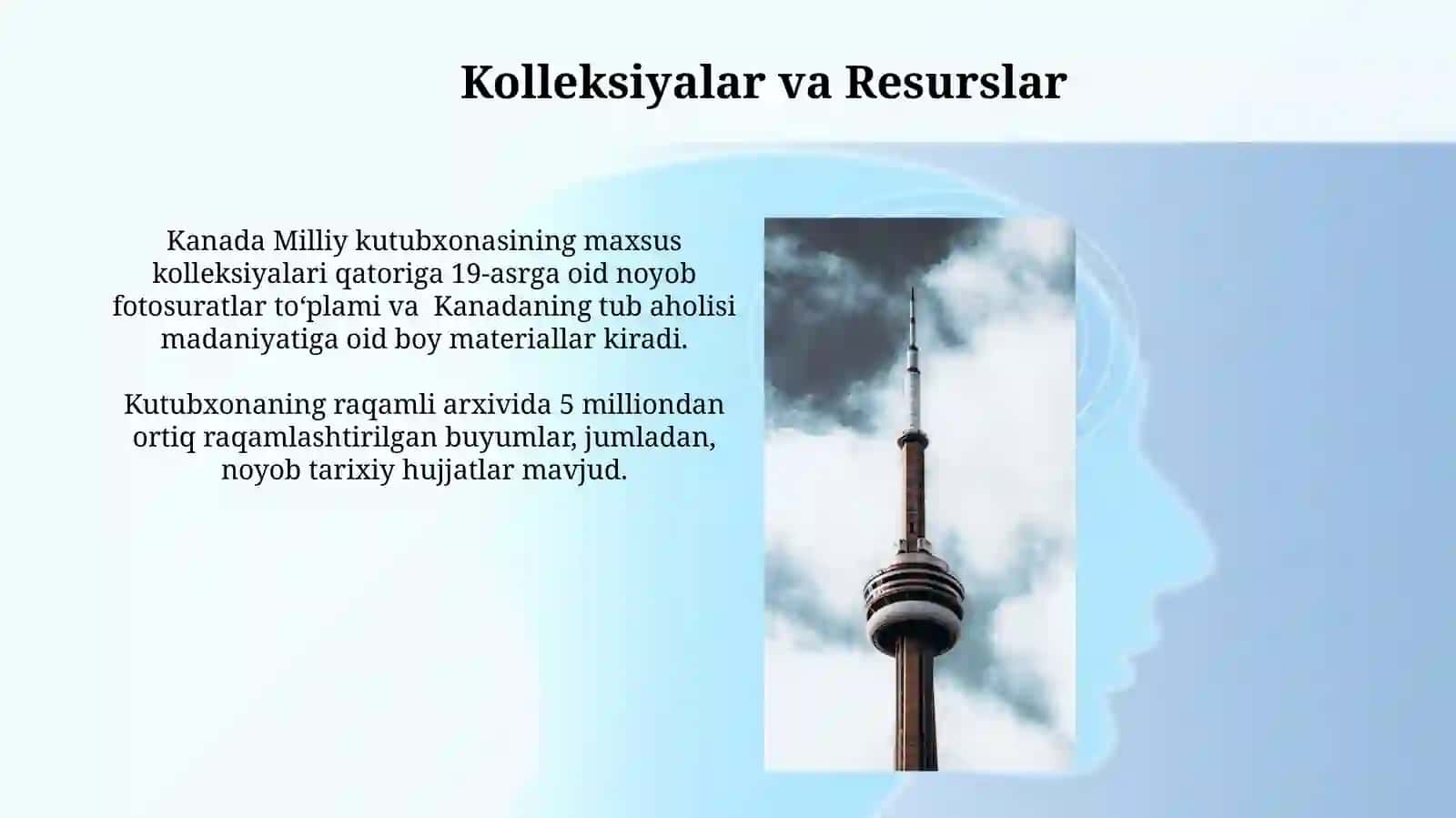 Kanada Milliy Kutubxonasi: Resurslari va Xizmatlari 4
