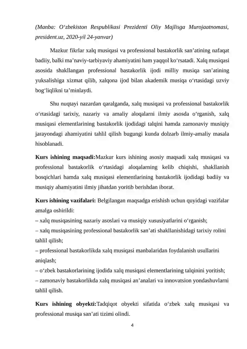 XALQ MUSIQASI VA PROFESSIONAL BASTAKORLIK ALOQASI 4