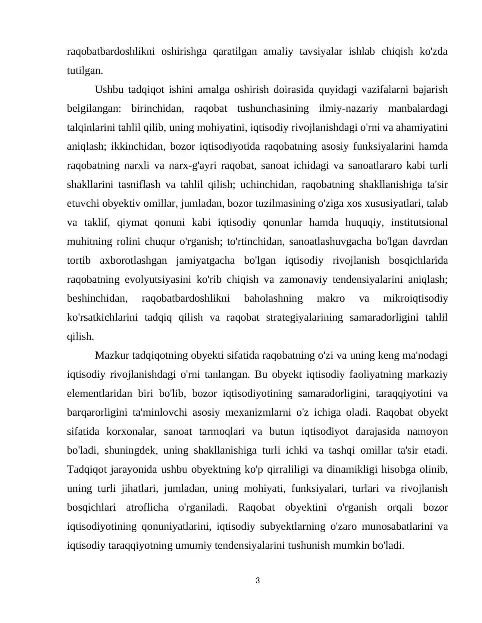 Raqobatning ob'ektiv asoslari va rivojlanish bosqichlari 4