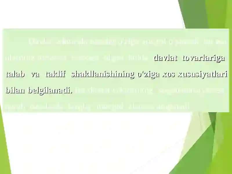 Ijtimoiy Sohada Baholar va Subsidiyalar 4