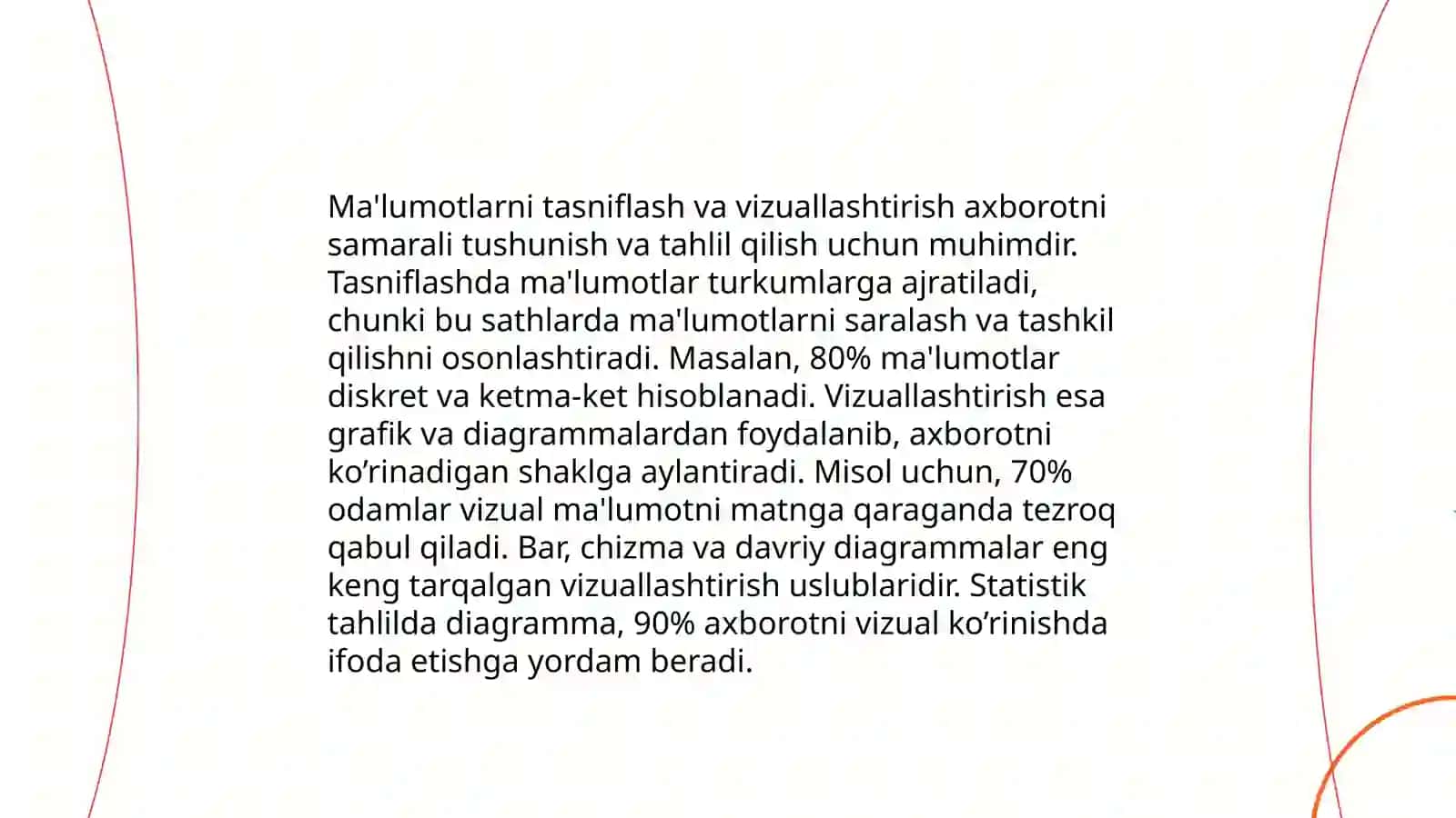 Tajriba natijalari tahlilning statistik usullari 4