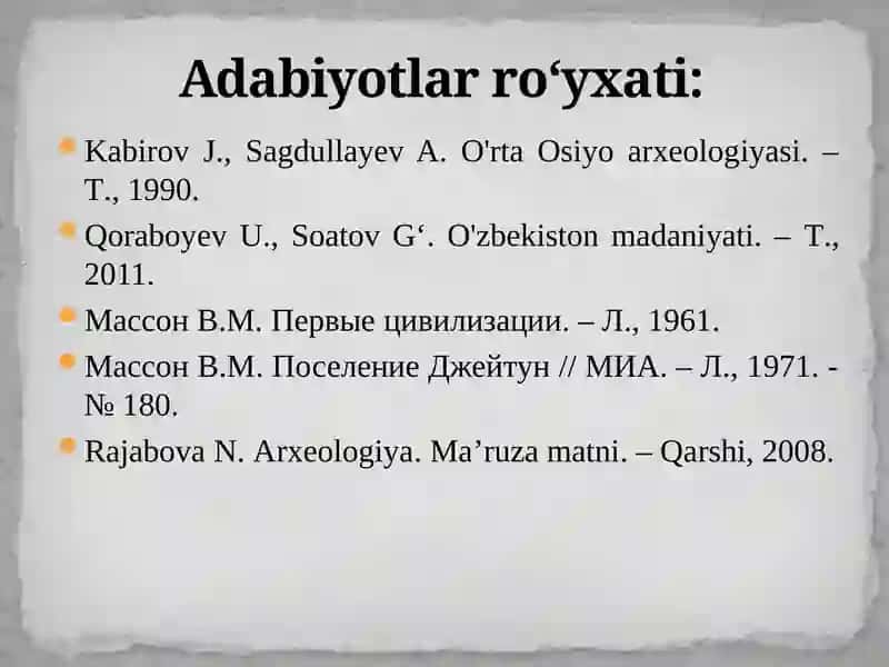 O'zbekiston Milliy universiteti Tarix fakulteti TARIX FAKULTETI TARIX TA’LIM YO‘NALISHI 4