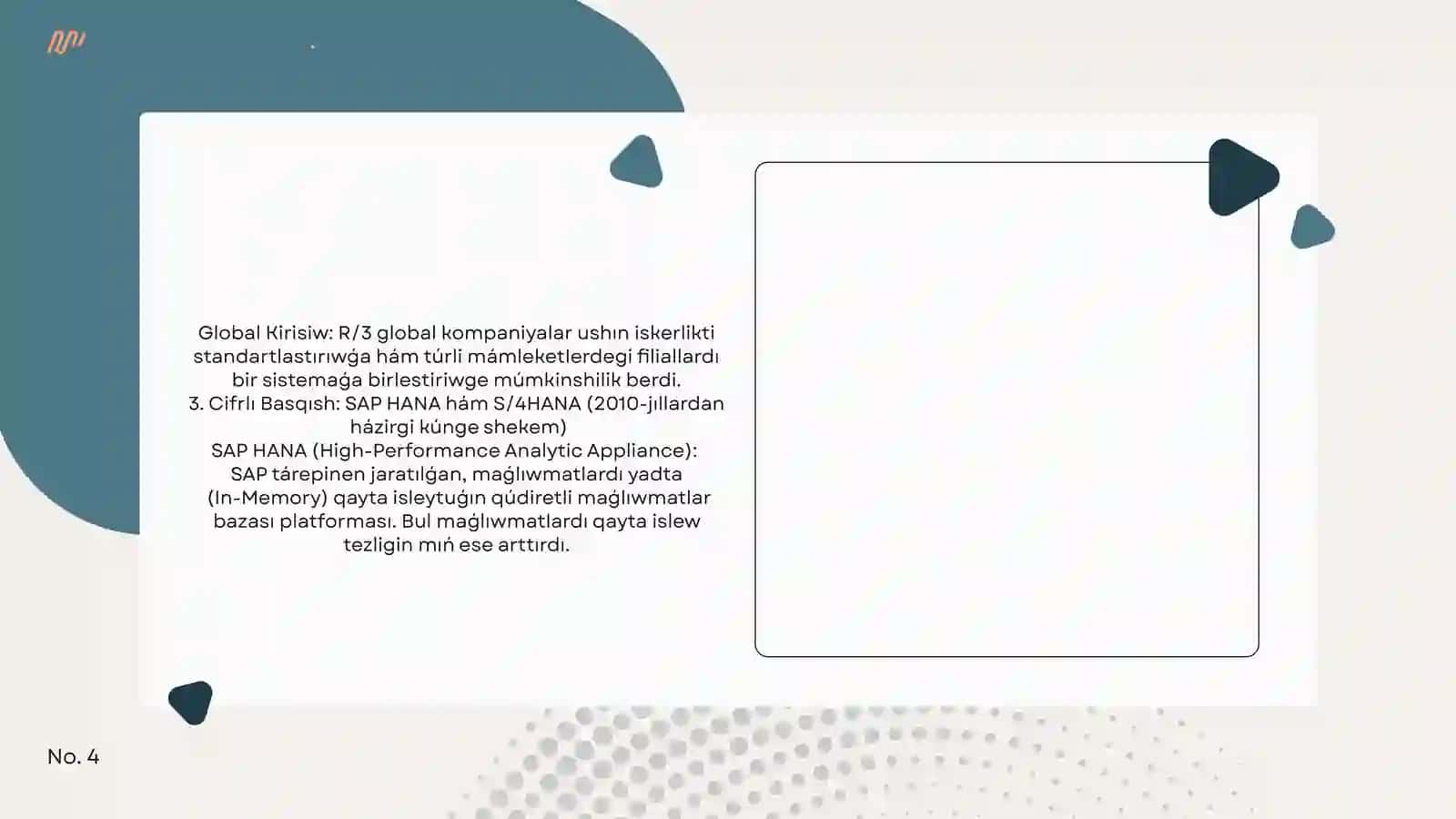 Ekonomikalıq Sistemalarda SAP Sistemasınıń Rawajlanıwı 4