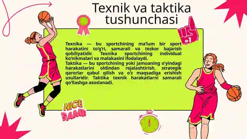 Sport o'yinlarida texnik-taktik harakatlarni mustahkamlash mashqlari 4