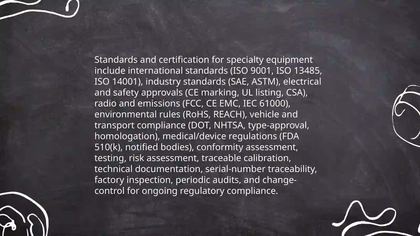 Design and engineering of specialty equipment 4