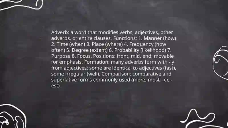 Adverb and adjective 4